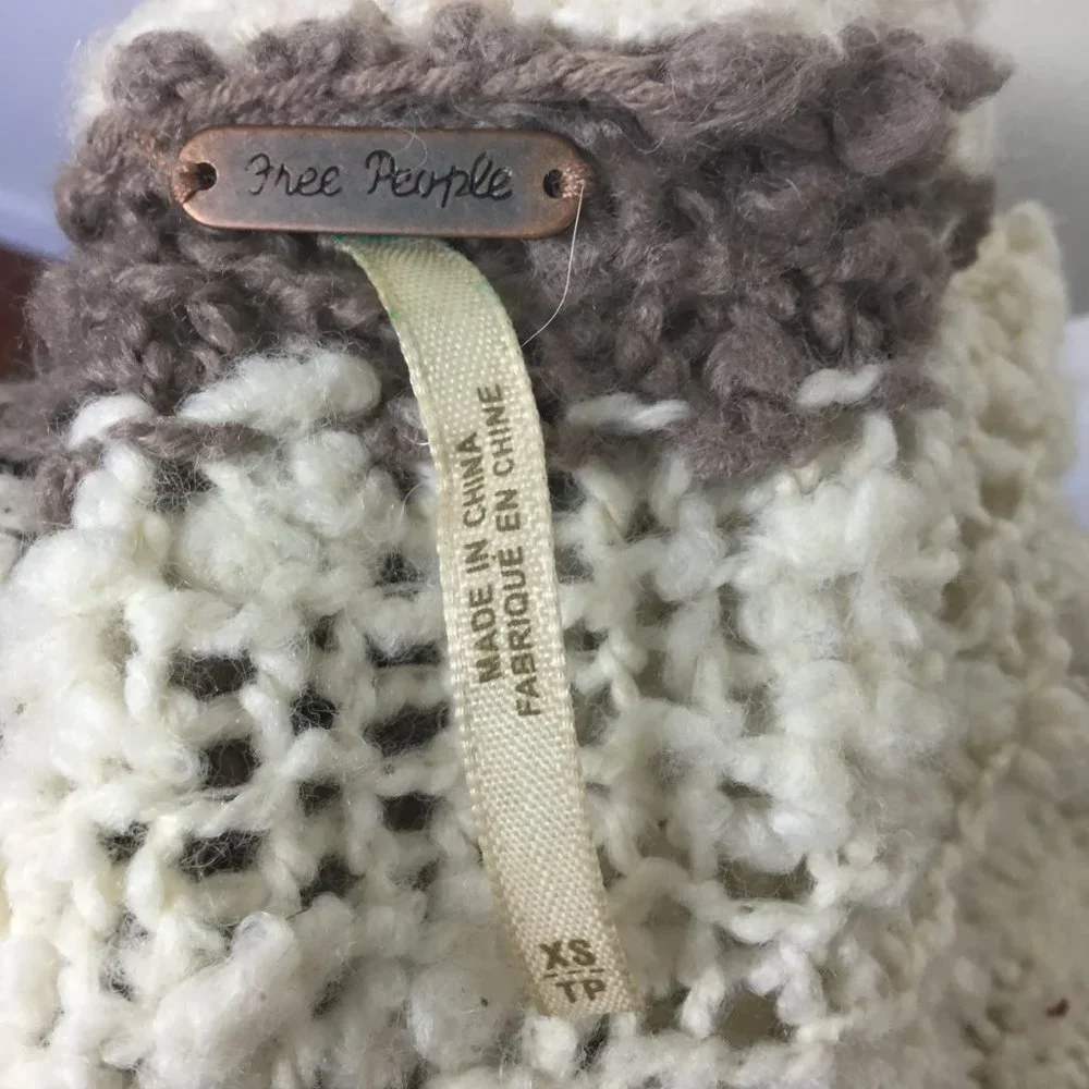 Free People Boucle Cardigan xs